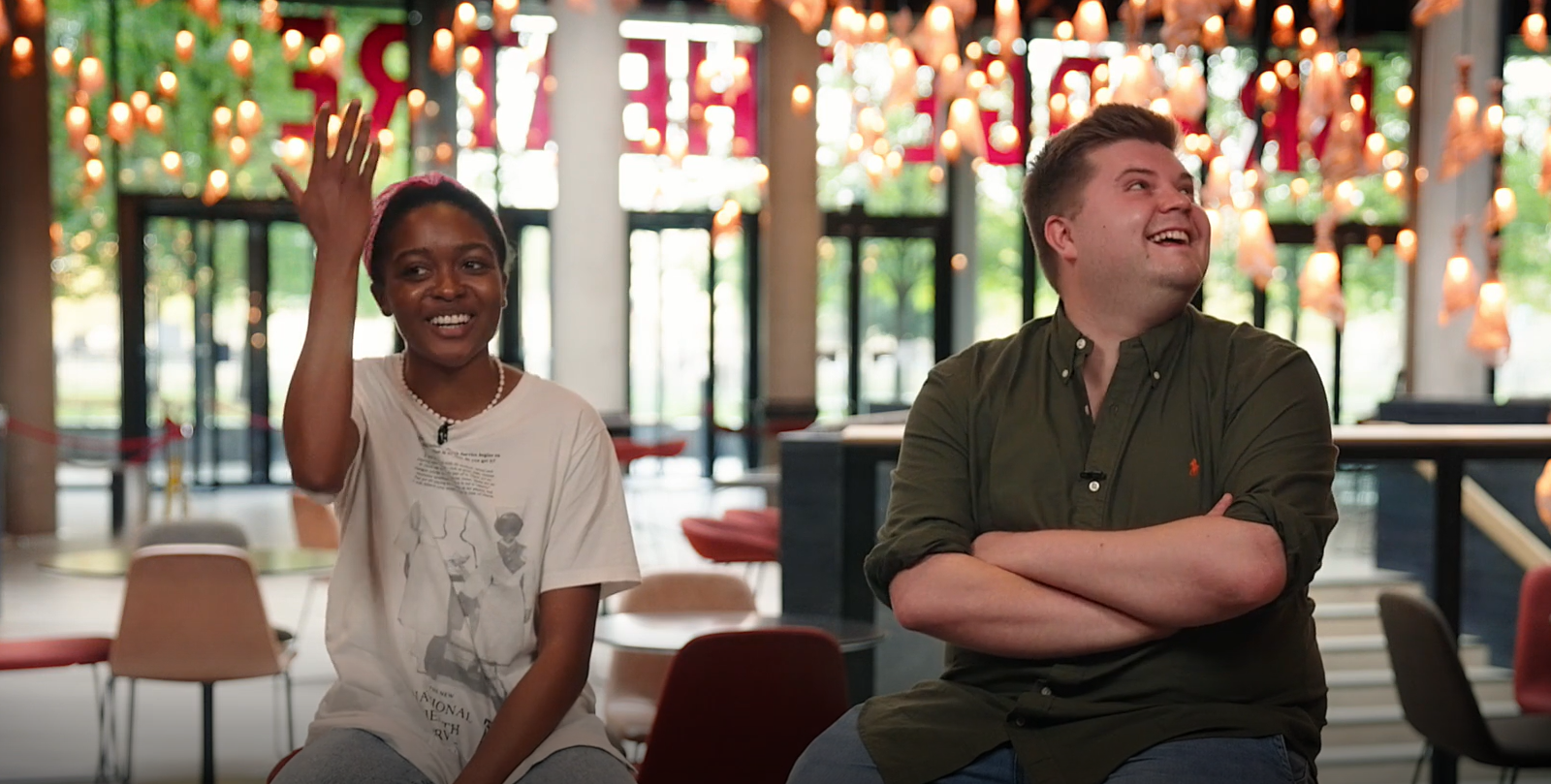 Samuel Creasey and Ella Dacres share their theatre firsts - Click to watch