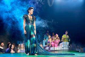 Titania surrounded by fog