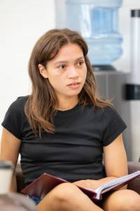 Isobel Akuwudike in rehearsal