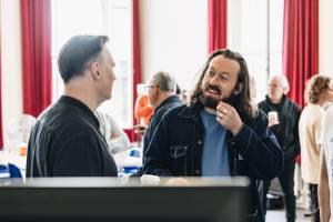 David Morrissey, Simon Stone. Photo credit Danny Kaan