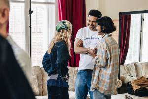 Alyth Ross, John Macmillan, Rakhee Thakrar. Photo credit Danny Kaan