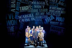 The Cast of Pride at the National Theatre. Photo credit Manuel Harlan