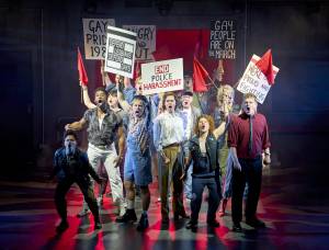 The Cast of Pride at the National Theatre. Photo credit Manuel Harlan